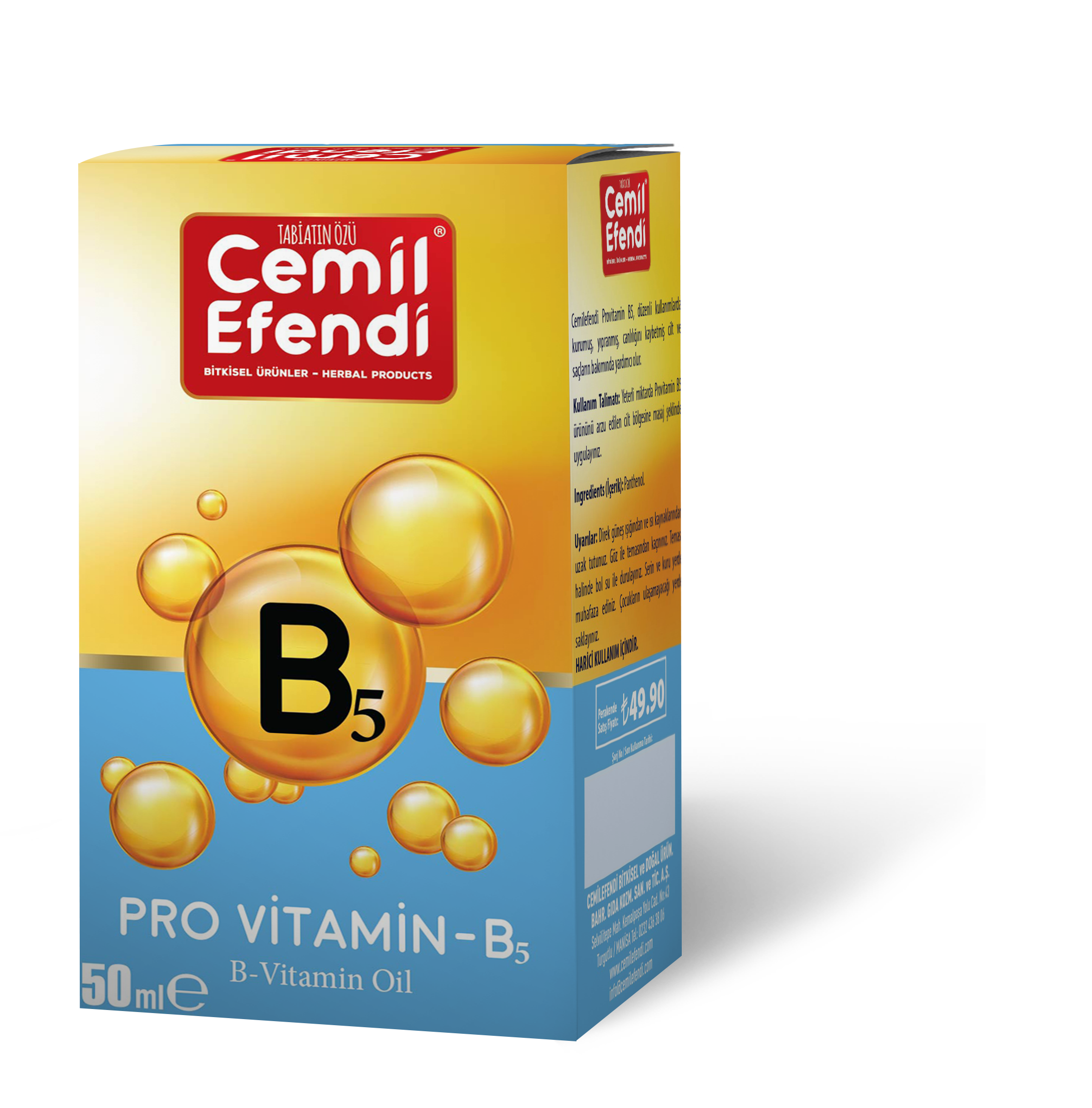 Provitamine B5 olie 50ml