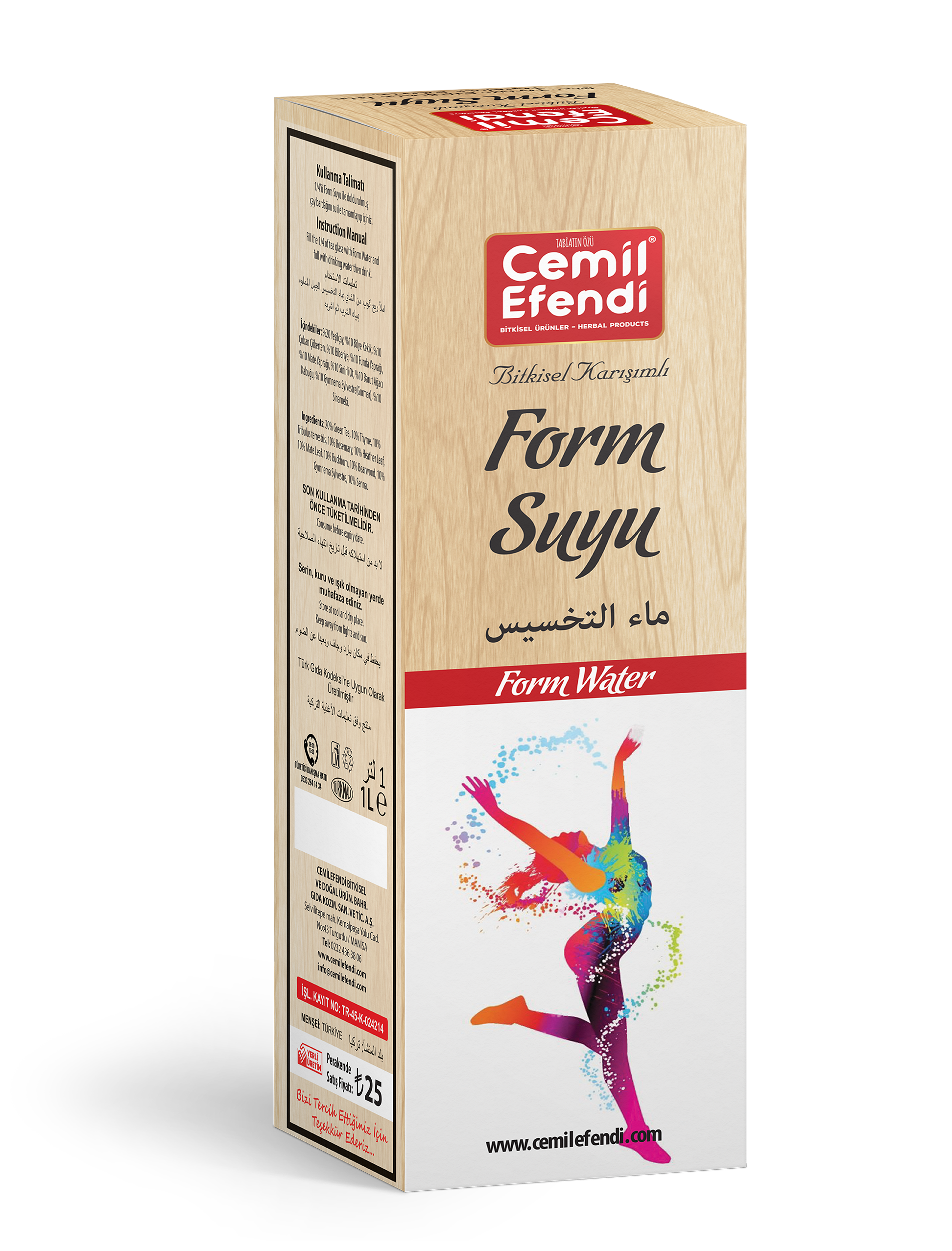 Form Water 1L - Natuurlijk Kruidig Hydrolaat