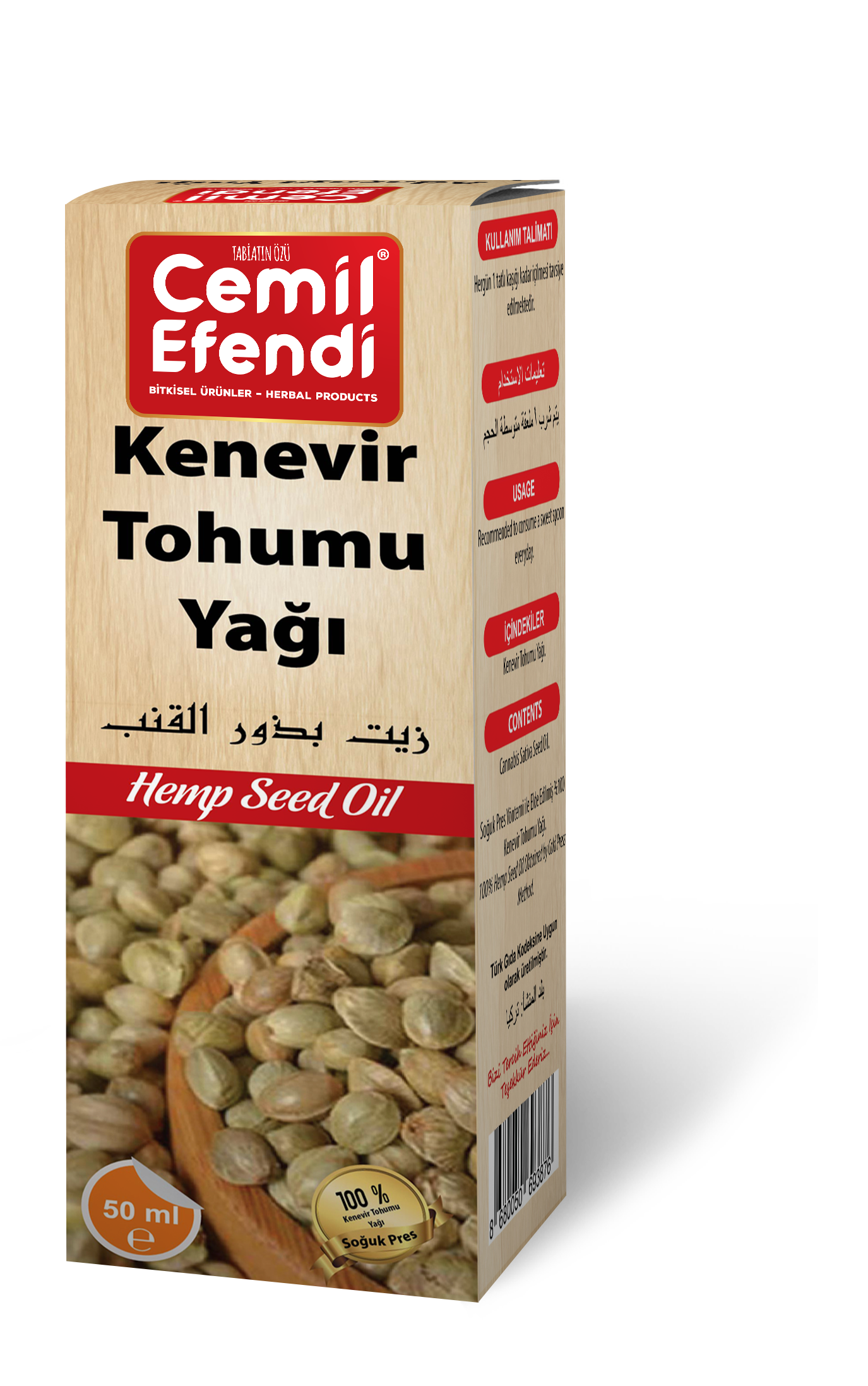 Hennep olie 50ml &250ml