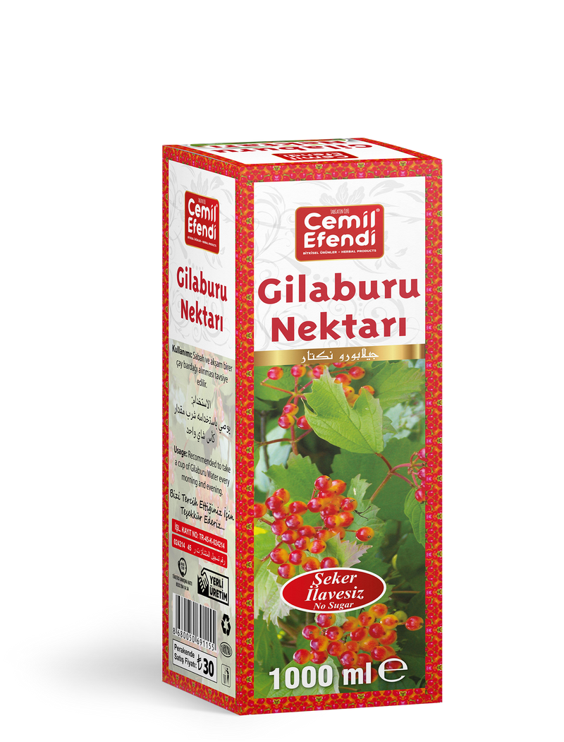 Gilaburu Nektar 1L Guelder rose water - 100% Natuurlijk zonder suiker