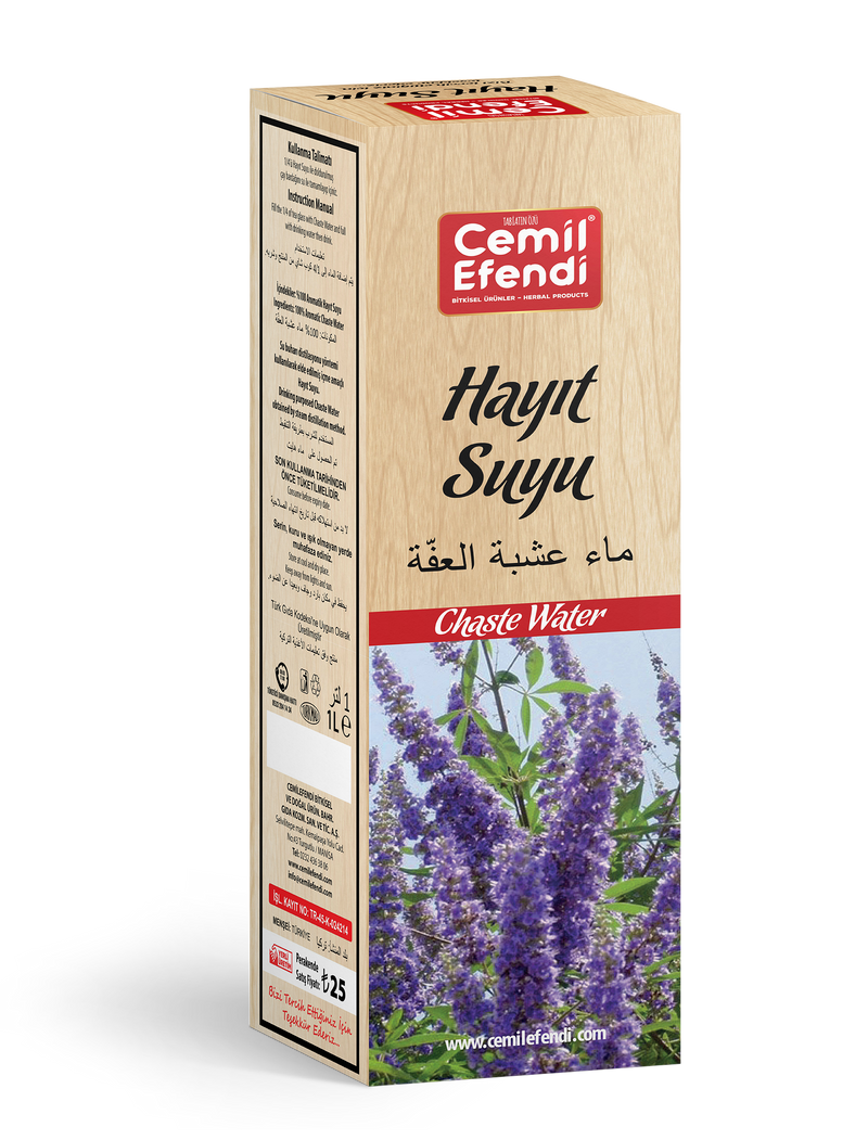 Monnikspeper Water (Hayit Suyu) 1L - Natuurlijk Chaste Hydrolaat
