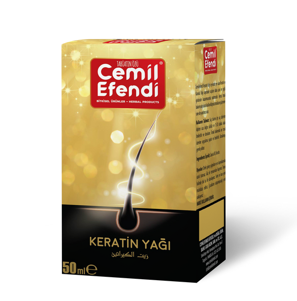 Keratine Olie 50ml - Voor Sterker, Gezond en Glanzend Haar