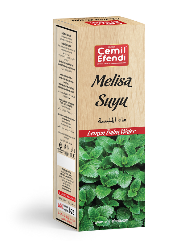 Citroenmelisse Water (Melisa Suyu) 1L - Natuurlijk Hydrolaat