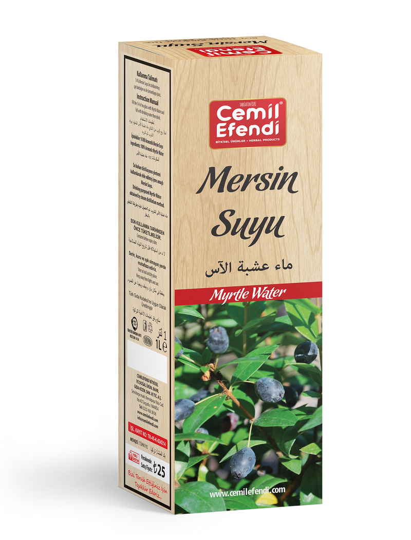 Myrtle Water 1L - Natuurlijk Mirtehydrolaat