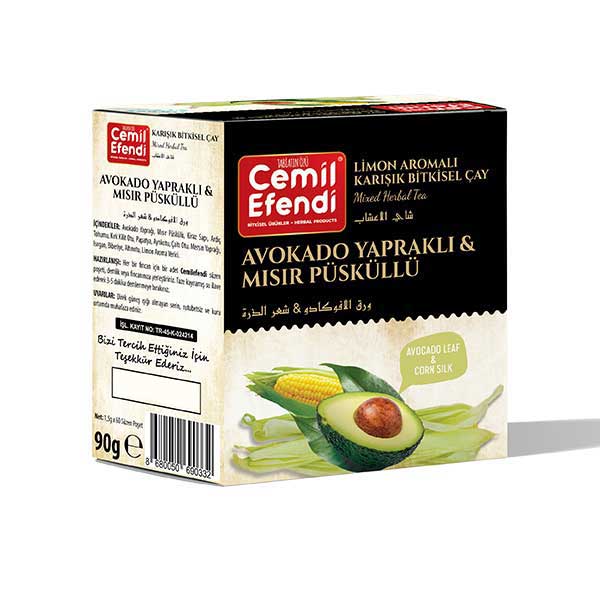 Avocado- en maisbladthee